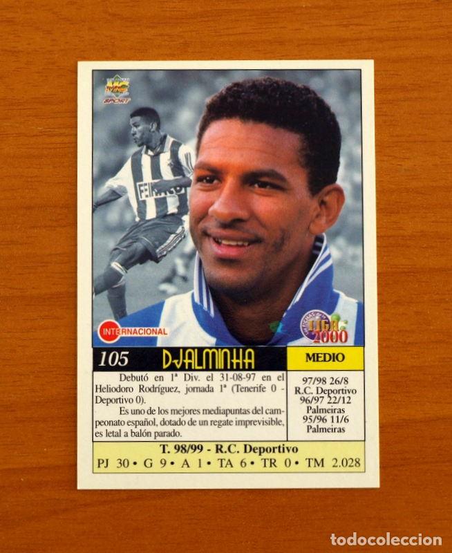 Cartes &agrave; collectionner de Football: Deportivo La Coru&ntilde;a - N&ordm; 105, Djalminha - Mundicromo Las Fichas de la Liga 1999-2000, 99-00