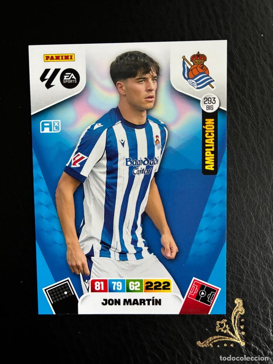 Cartes &agrave; collectionner de Football: 293 BIS JON MARTIN 293BIS REAL SOCIEDAD ADRENALYN LIGA 25 26 2025 2026 PANINI album