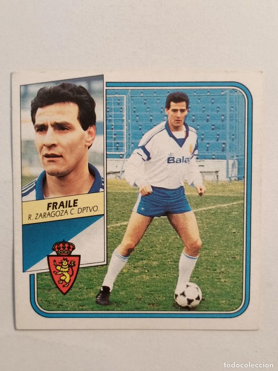 Cromos de F&uacute;tbol: FRAILE REAL ZARAGOZA LIGA 89/90 ESTE