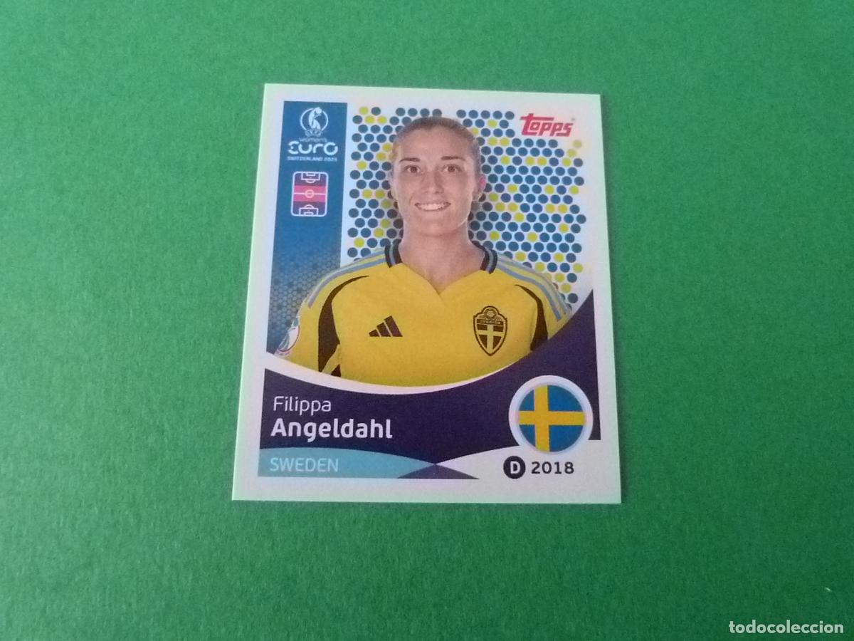 Cromos de F&uacute;tbol: CROMO FUTBOL ANGELDAHL SUECIA SIN PEGAR N&ordm; 229 EUROCOPA EURO FEMENINA SUIZA 2025 TOPPS