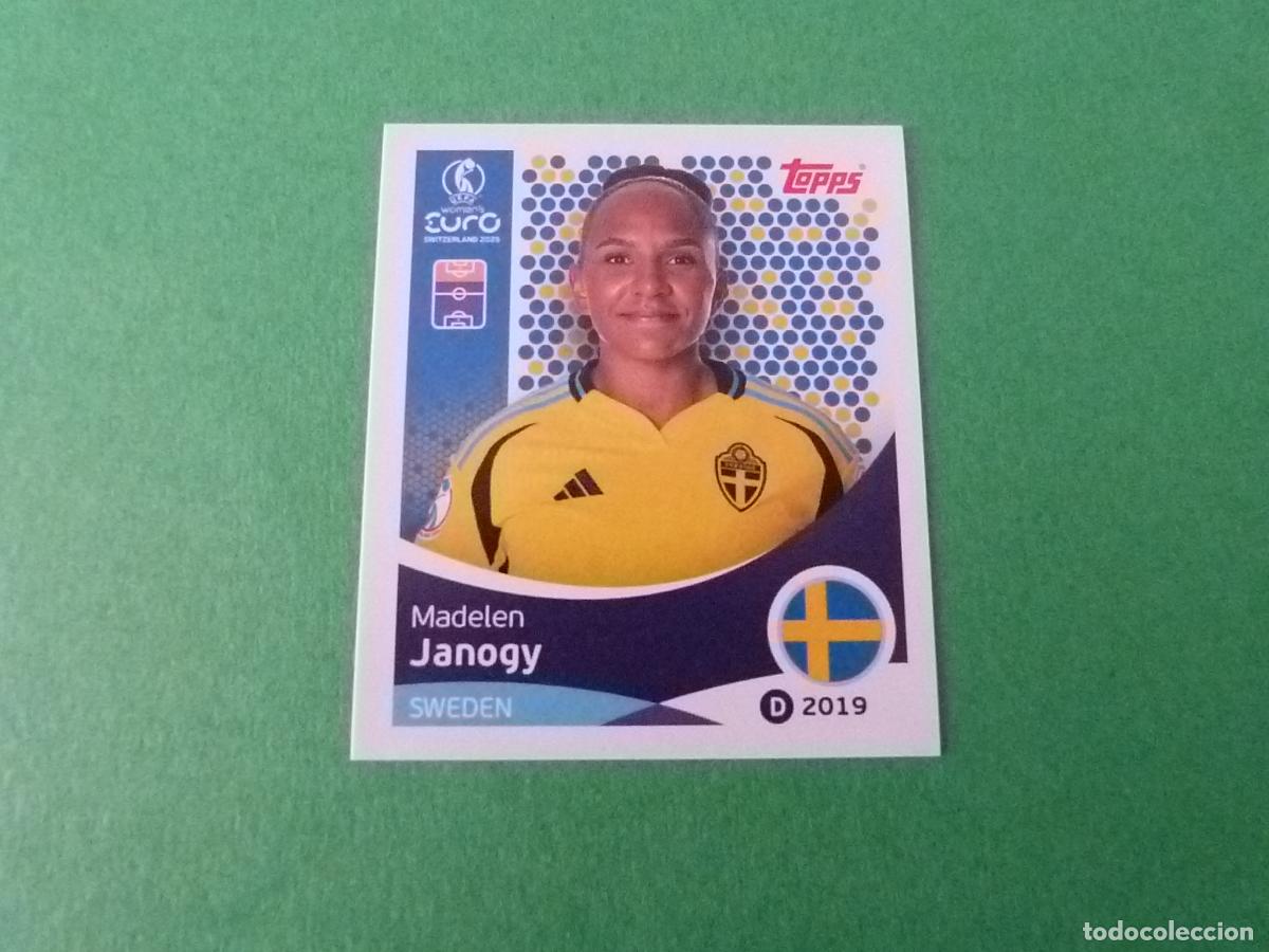 Football Stickers: CROMO FUTBOL JANOGY SUECIA SIN PEGAR N&ordm; 233 EUROCOPA EURO FEMENINA SUIZA 2025 TOPPS