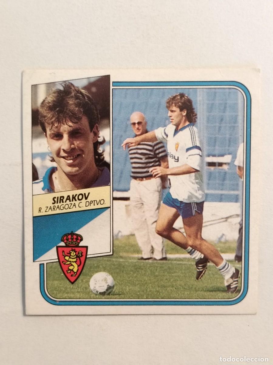 Football Stickers: SIRAKOV REAL ZARAGOZA LIGA 89/90 ESTE