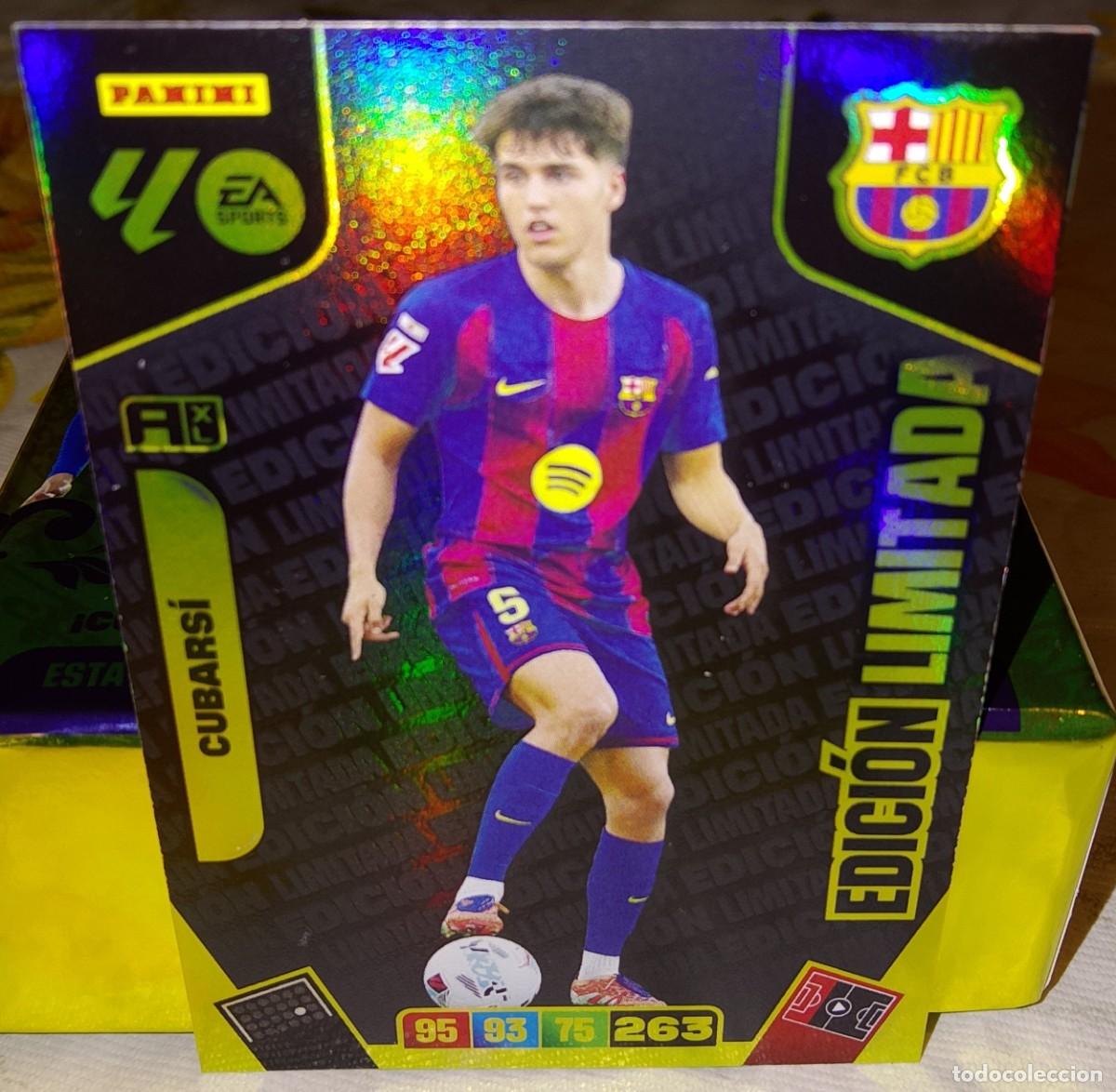 Fu&szlig;ball-Sticker: Adrenalyn XL 2025-26. Cubars&iacute;. Edici&oacute;n Limitada. CAMBIO.