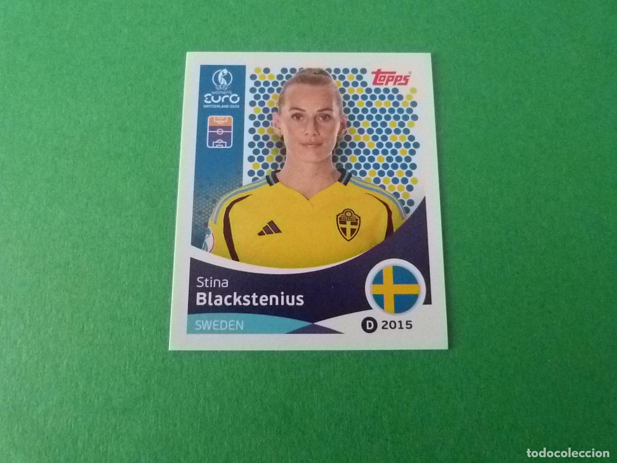 Football Stickers: CROMO FUTBOL BLACKSTENIUS SUECIA SIN PEGAR N&ordm; 236 EUROCOPA EURO FEMENINA SUIZA 2025 TOPPS
