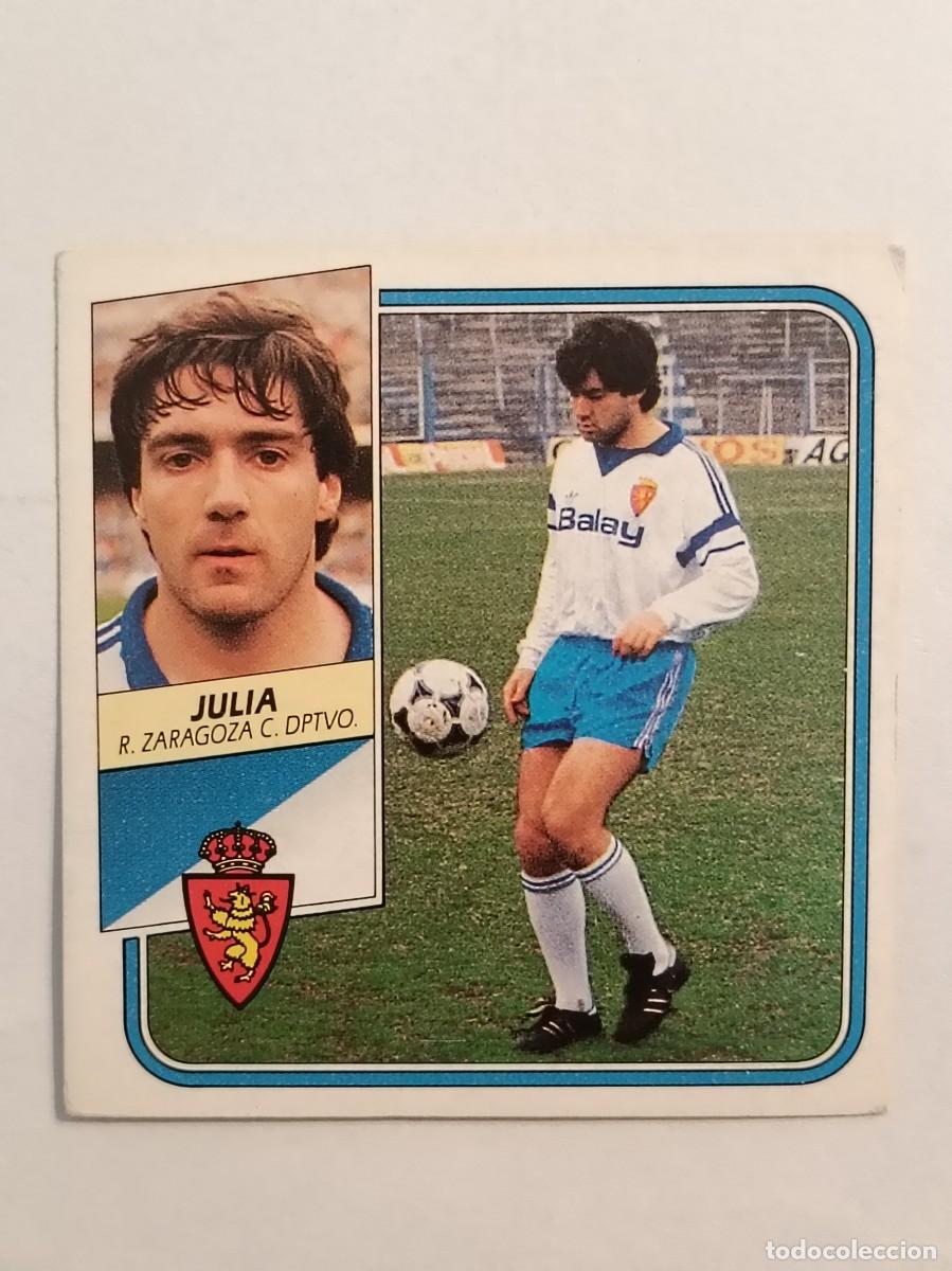 Football Stickers: JULIA REAL ZARAGOZA LIGA 89/90 ESTE