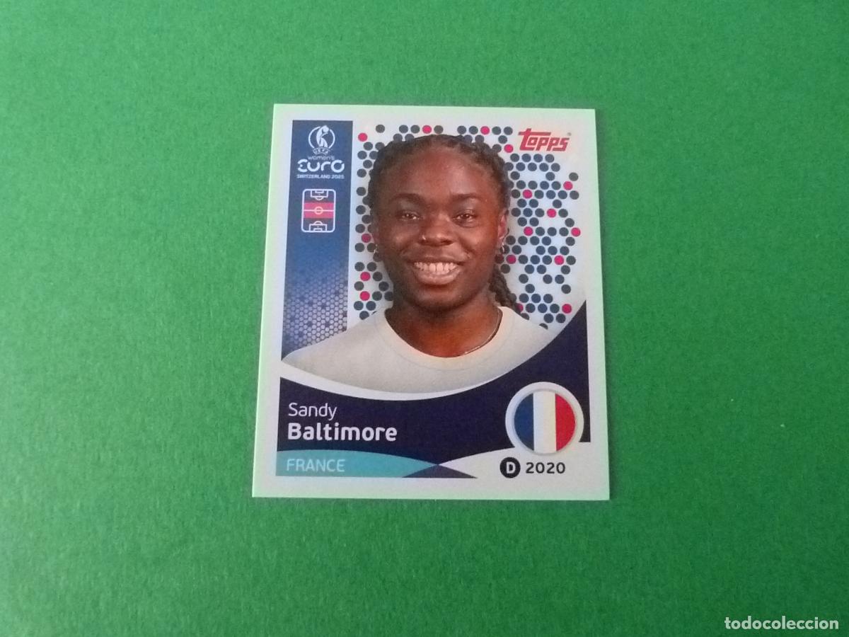Cromos de Futebol: CROMO FUTBOL BALTIMORE FRANCIA SIN PEGAR N&ordm; 248 EUROCOPA EURO FEMENINA SUIZA 2025 TOPPS