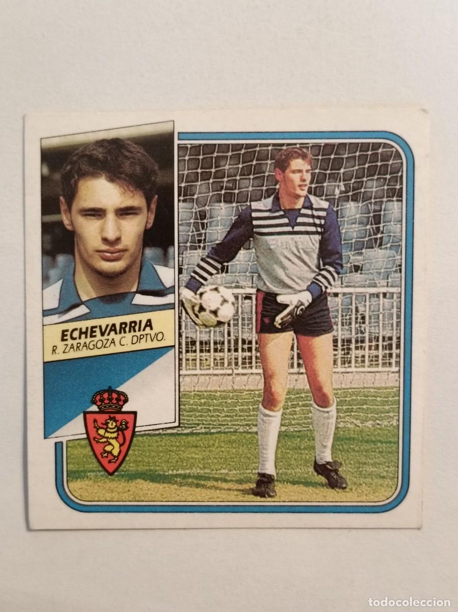 Football Stickers: ECHEVARRIA REAL ZARAGOZA LIGA 89/90 ESTE