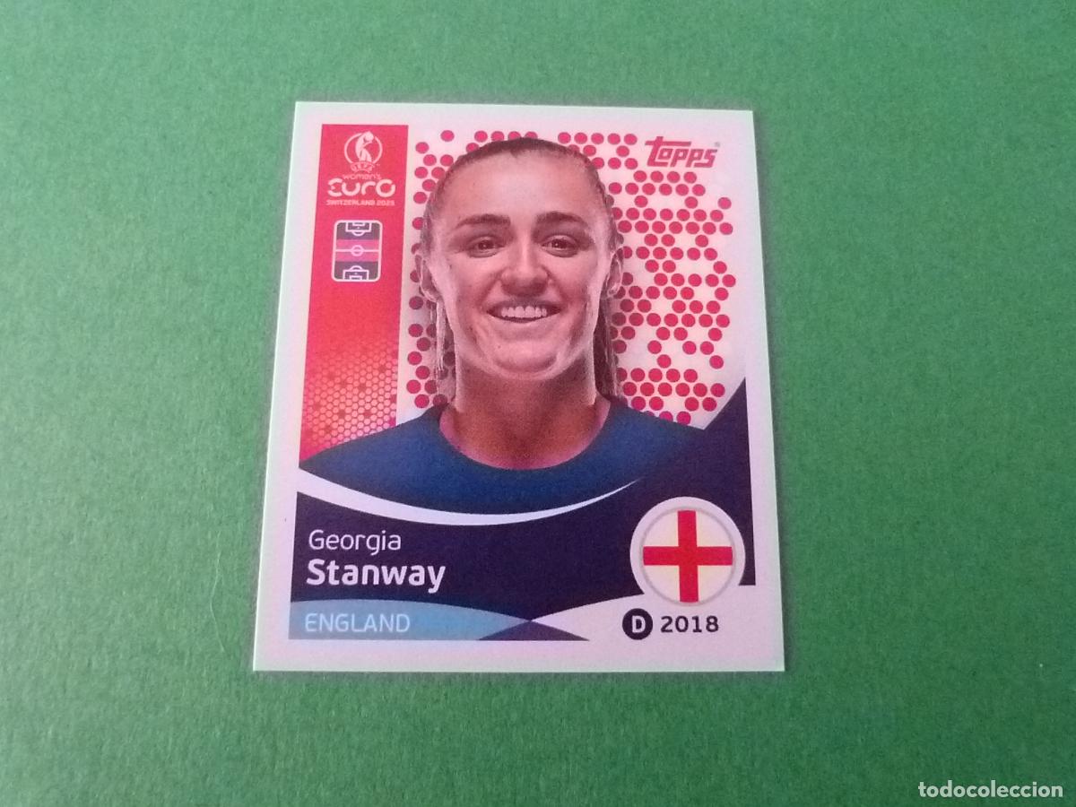 Cromos de F&uacute;tbol: CROMO FUTBOL STANWAY INGLATERRA SIN PEGAR N&ordm; 261 EUROCOPA EURO FEMENINA SUIZA 2025 TOPPS