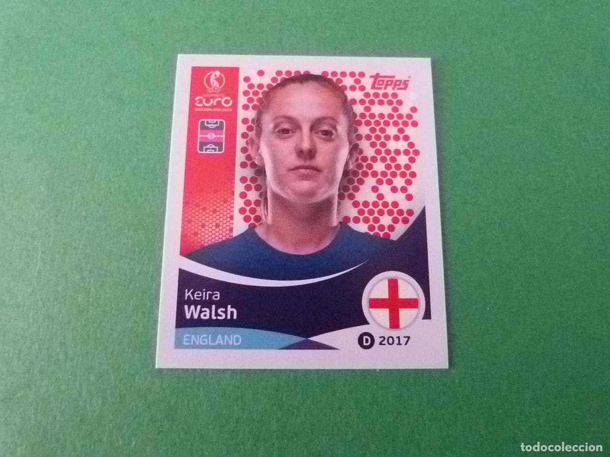 Cromos de F&uacute;tbol: CROMO FUTBOL WALSH INGLATERRA SIN PEGAR N&ordm; 262 EUROCOPA EURO FEMENINA SUIZA 2025 TOPPS