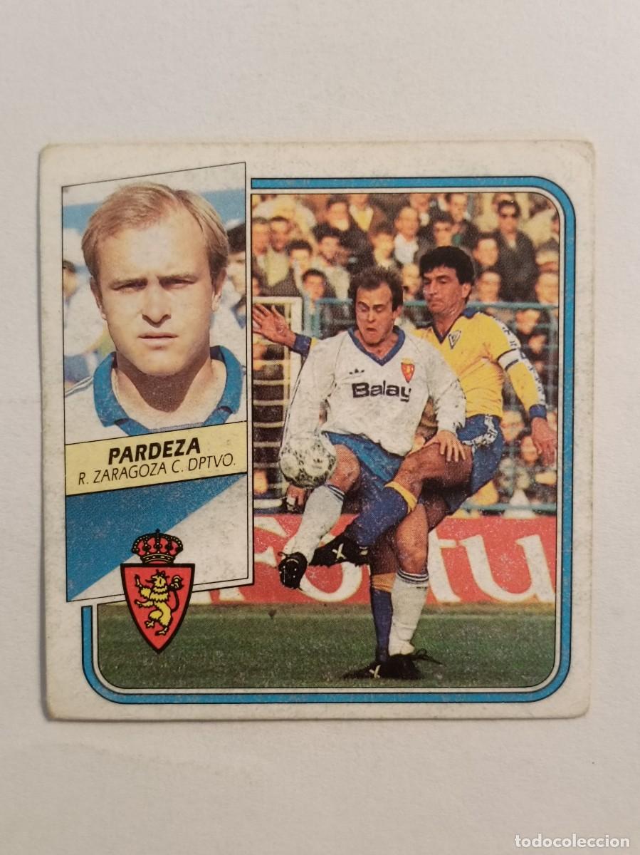 Cromos de F&uacute;tbol: PARDEZA REAL ZARAGOZA LIGA 89/90 ESTE