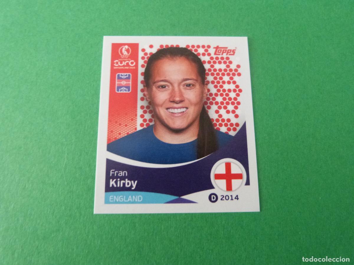 Cromos de F&uacute;tbol: CROMO FUTBOL KIRBY INGLATERRA SIN PEGAR N&ordm; 263 EUROCOPA EURO FEMENINA SUIZA 2025 TOPPS