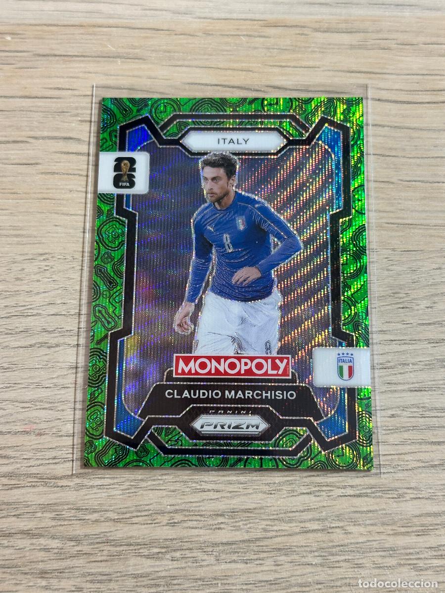 Cromos de F&uacute;tbol: CLAUDIO MARCHISIO 38 ITALIA GREEN WORLD CUP 2026 PANINI PRIZM MONOPOLY