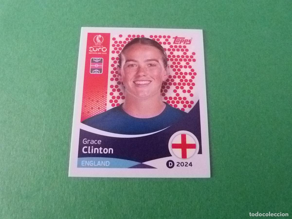 Cromos de F&uacute;tbol: CROMO FUTBOL CLINTON INGLATERRA SIN PEGAR N&ordm; 264 EUROCOPA EURO FEMENINA SUIZA 2025 TOPPS