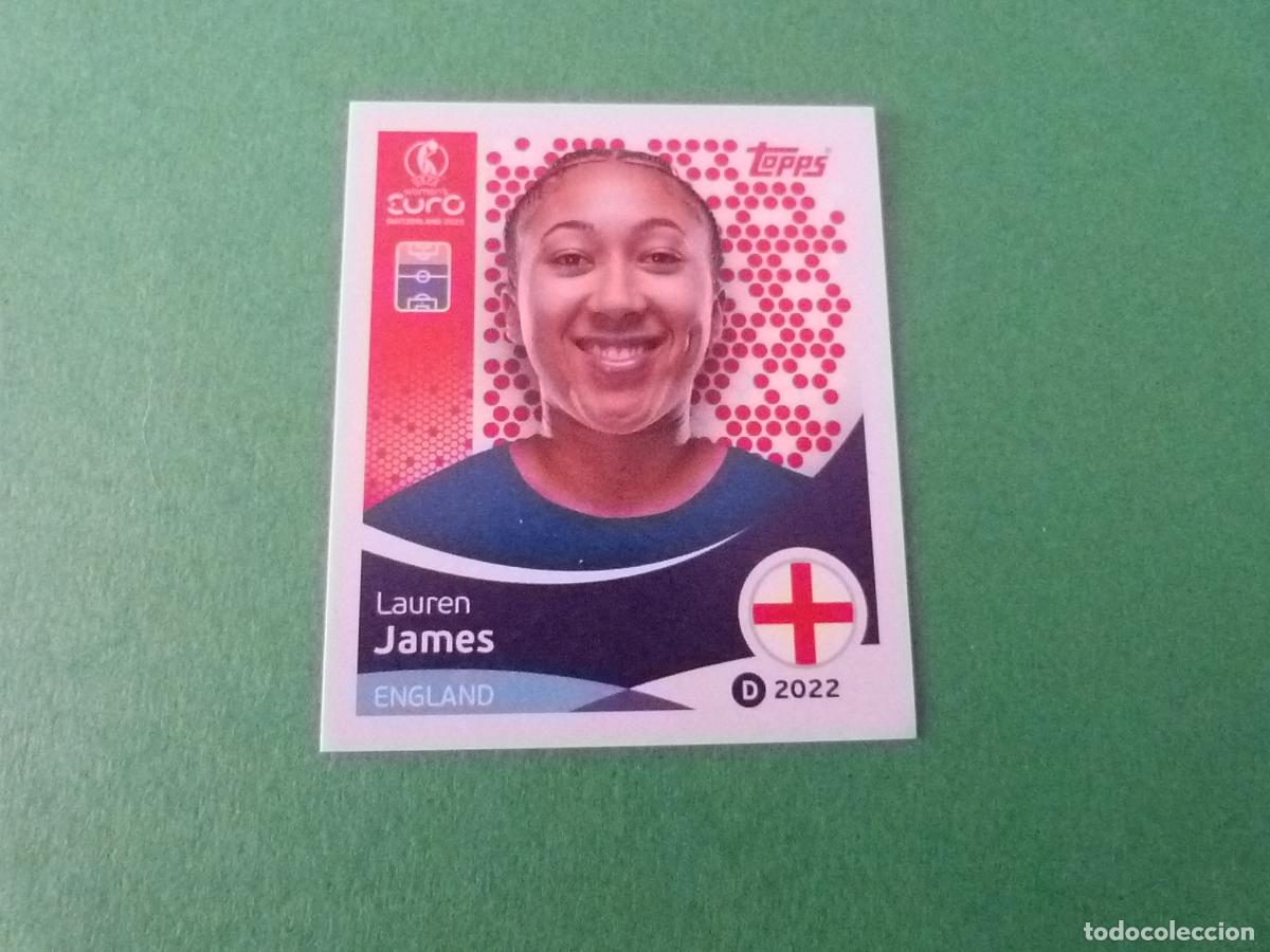 Cromos de F&uacute;tbol: CROMO FUTBOL JAMES INGLATERRA SIN PEGAR N&ordm; 265 EUROCOPA EURO FEMENINA SUIZA 2025 TOPPS