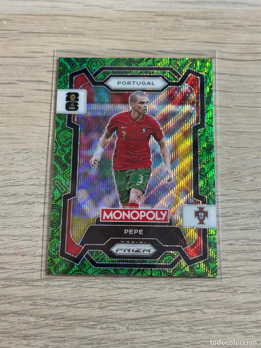 Cromos de F&uacute;tbol: PEPE 28 PORTUGAL GREEN WORLD CUP 2026 PANINI PRIZM MONOPOLY