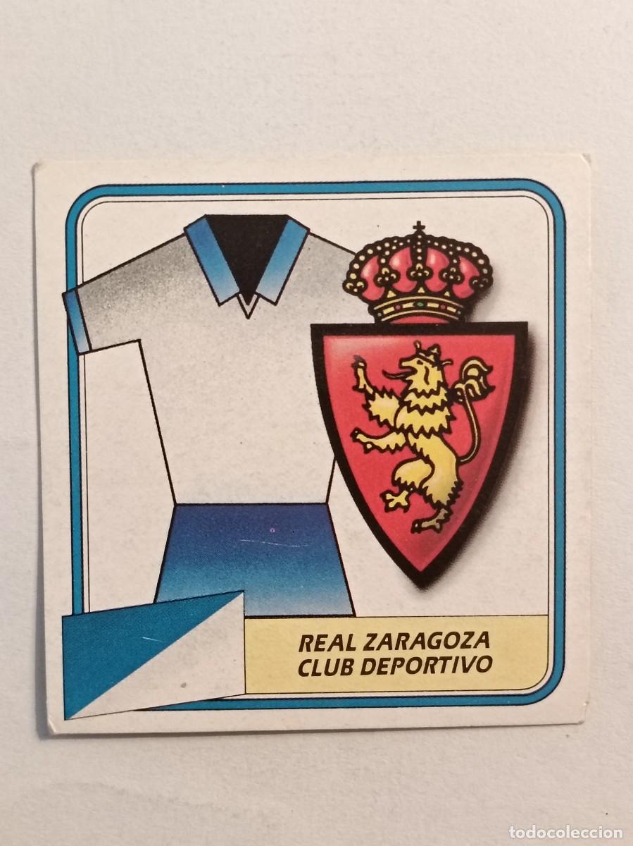 Cromos de F&uacute;tbol: ESCUDO REAL ZARAGOZA LIGA 89/90 ESTE