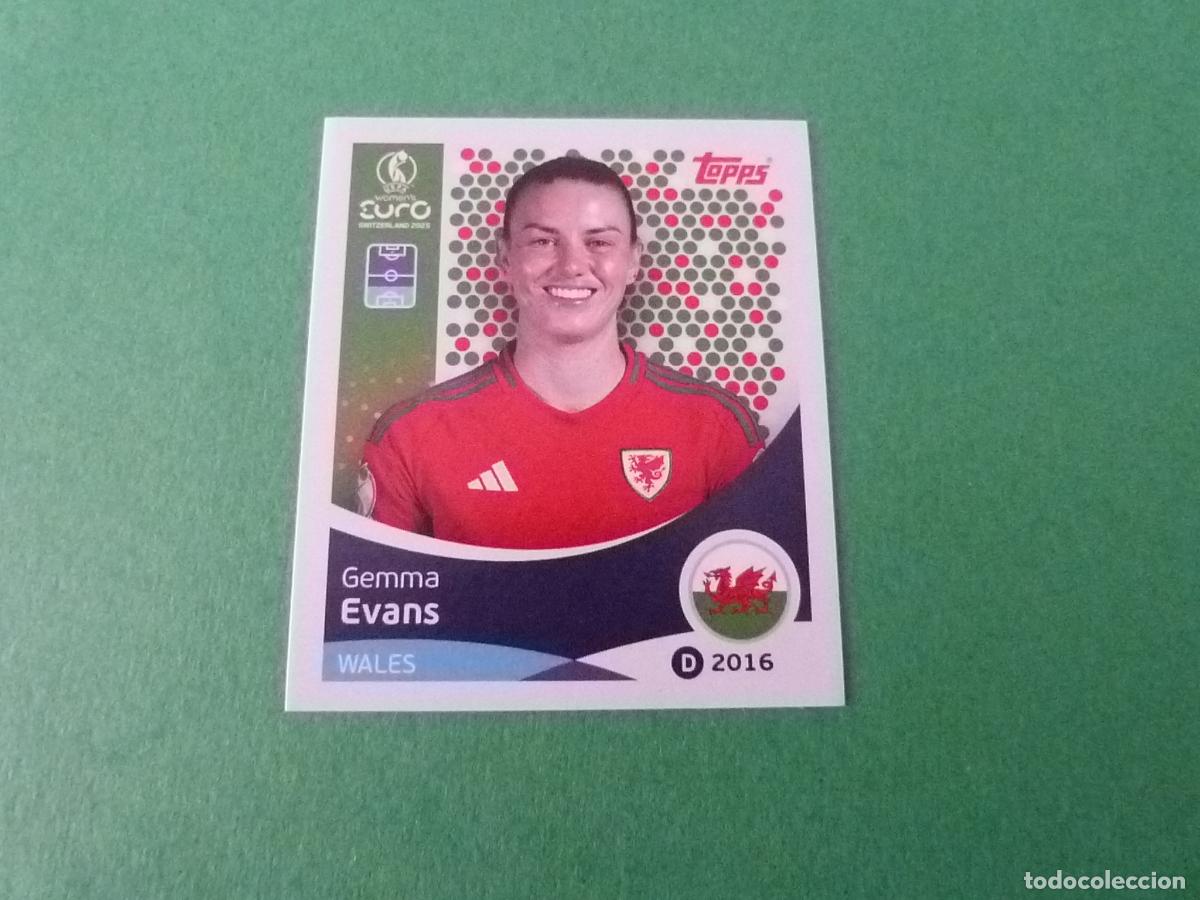 Cromos de F&uacute;tbol: CROMO FUTBOL EVANS GALES SIN PEGAR N&ordm; 274 EUROCOPA EURO FEMENINA SUIZA 2025 TOPPS