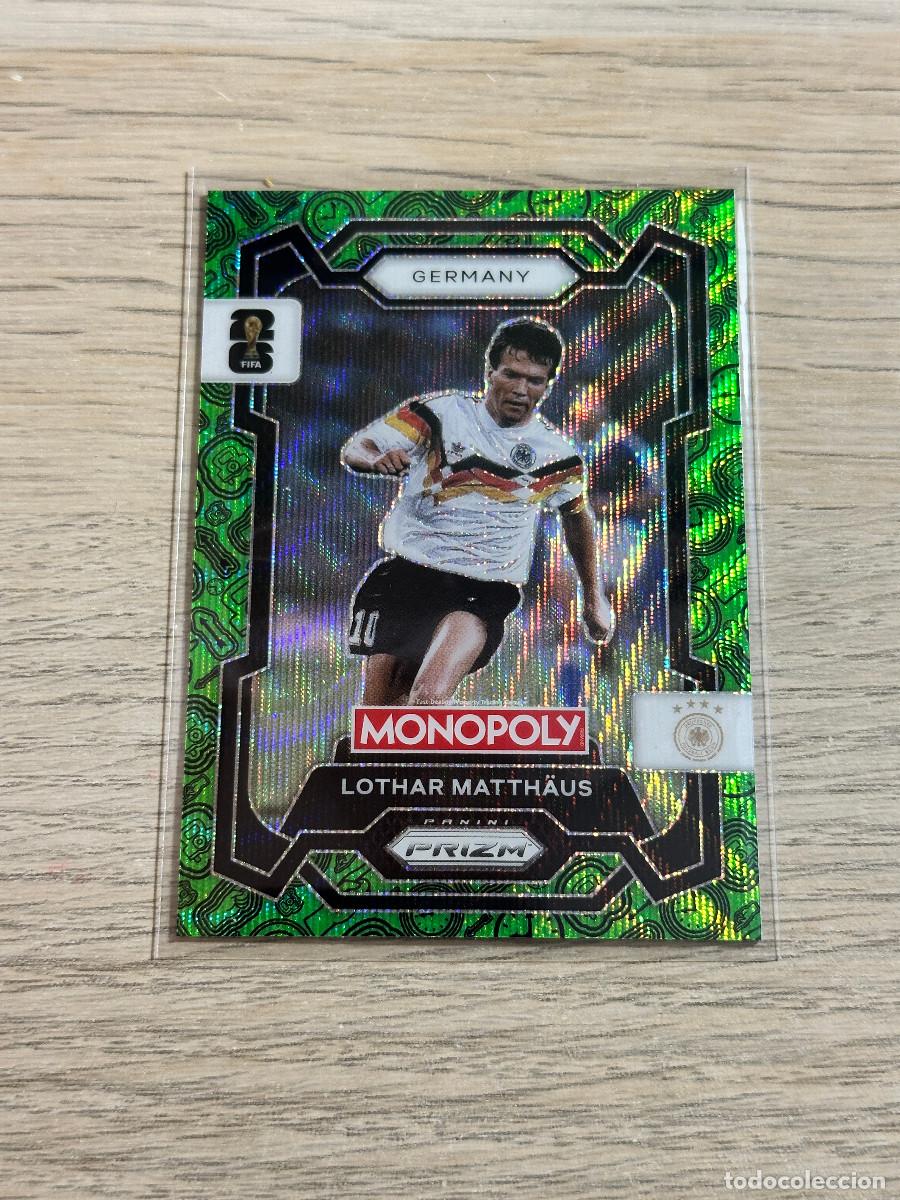 Cartes &agrave; collectionner de Football: LOTHAR MATTHAUS 64 ALEMANIA GREEN WORLD CUP 2026 PANINI PRIZM MONOPOLY