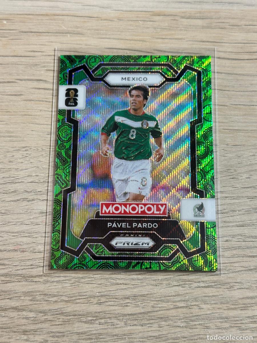 Cartes &agrave; collectionner de Football: PAVEL PARDO 54 MEXICO GREEN WORLD CUP 2026 PANINI PRIZM MONOPOLY