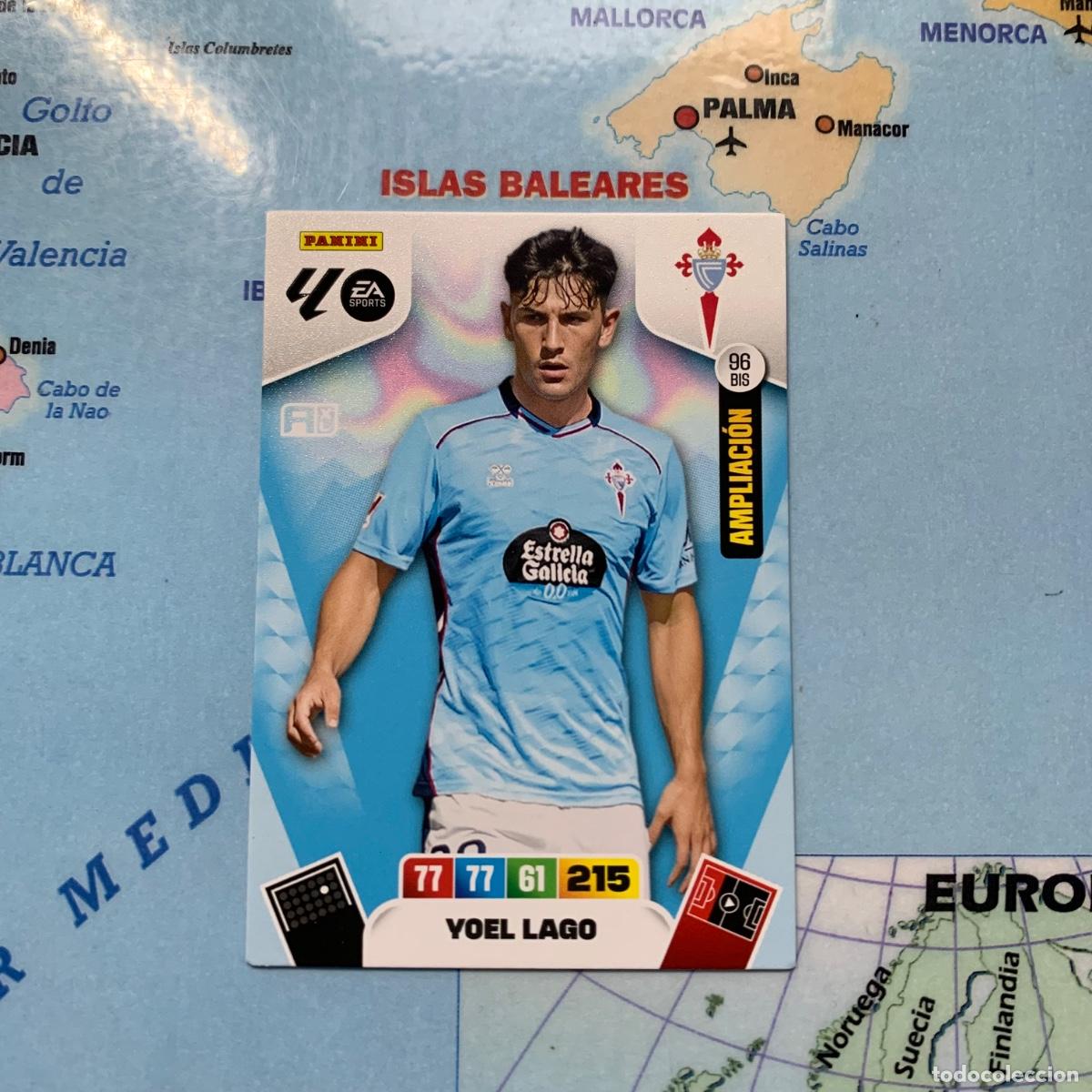 Cromos de F&uacute;tbol: Yoel Lago ampliacion n&uacute;mero 96 Bis del Celta cromo adrenalyn XL 25-26 2025-2026