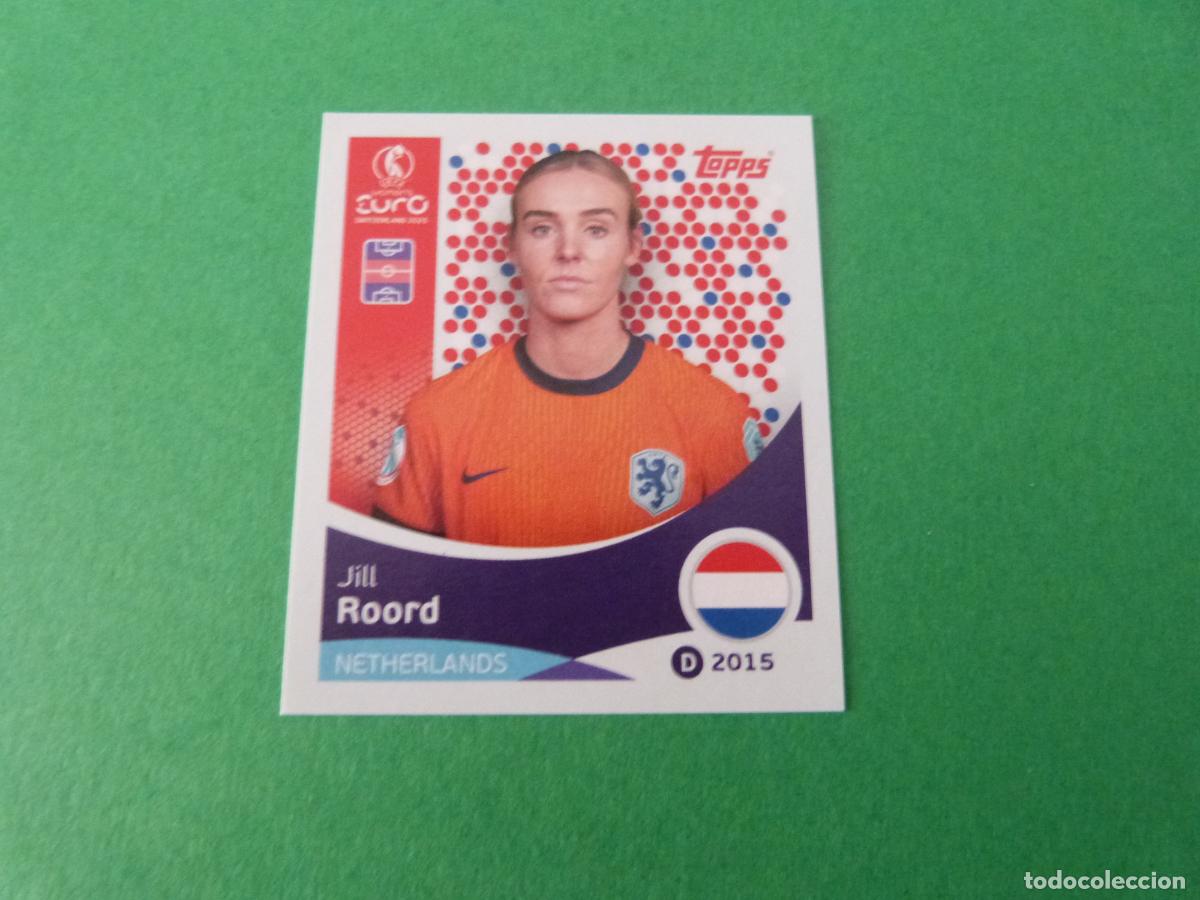 Cromos de F&uacute;tbol: CROMO FUTBOL ROORD PAISES BAJOS SIN PEGAR N&ordm; 295 EUROCOPA EURO FEMENINA SUIZA 2025 TOPPS
