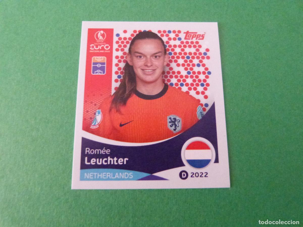 Cromos de F&uacute;tbol: CROMO FUTBOL LEUCHTER PAISES BAJOS SIN PEGAR N&ordm; 297 EUROCOPA EURO FEMENINA SUIZA 2025 TOPPS