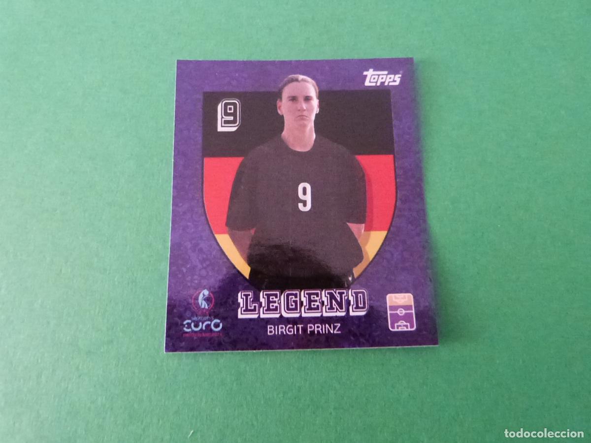 Cromos de F&uacute;tbol: CROMO FUTBOL BIRGIT PRINZ ALEMANIA SIN PEGAR N&ordm; 302 EUROCOPA EURO FEMENINA SUIZA 2025 TOPPS