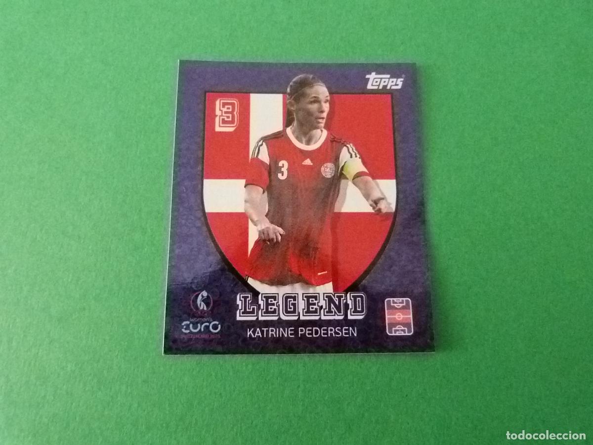 Cromos de F&uacute;tbol: CROMO FUTBOL KATRINE PEDERSEN DINAMARCA SIN PEGAR N&ordm; 305 EUROCOPA EURO FEMENINA SUIZA 2025 TOPPS