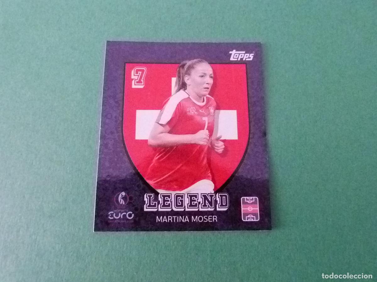 Cromos de F&uacute;tbol: CROMO FUTBOL MARTINA MOSER SUIZA SIN PEGAR N&ordm; 307 EUROCOPA EURO FEMENINA SUIZA 2025 TOPPS