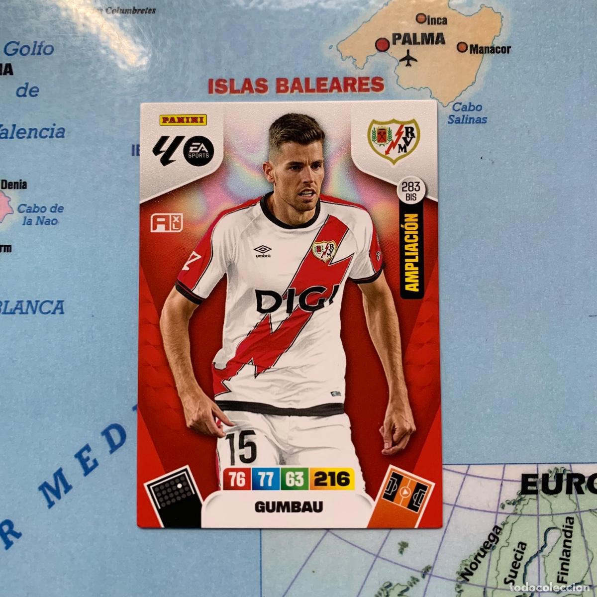 Cromos de F&uacute;tbol: Gumbau ampliacion n&uacute;mero 283 Bis Del Rayo Vallecano cromo adrenalyn XL 25-26 2025-2026