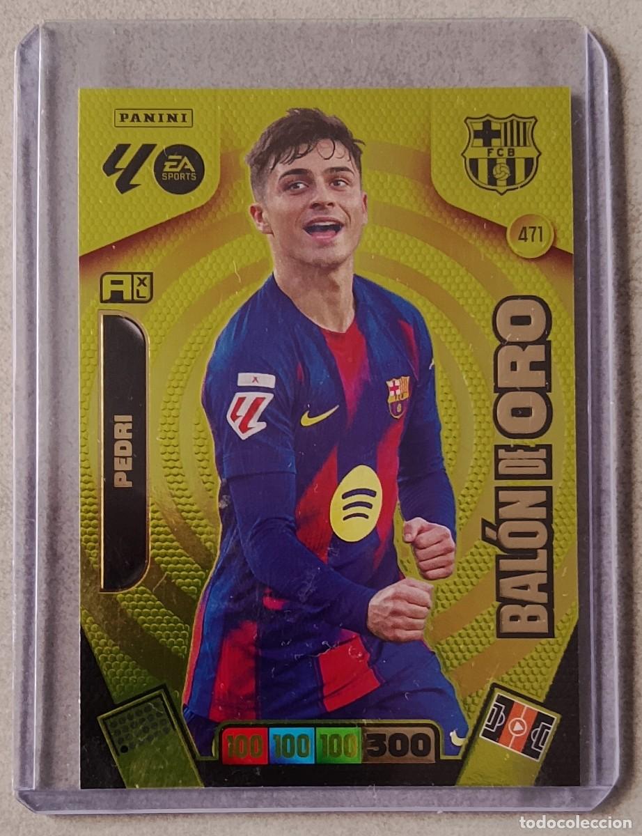 Cromos de F&uacute;tbol: Adrenalyn XL 2025-26. Pedri. Bal&oacute;n de Oro. N&deg; 471.