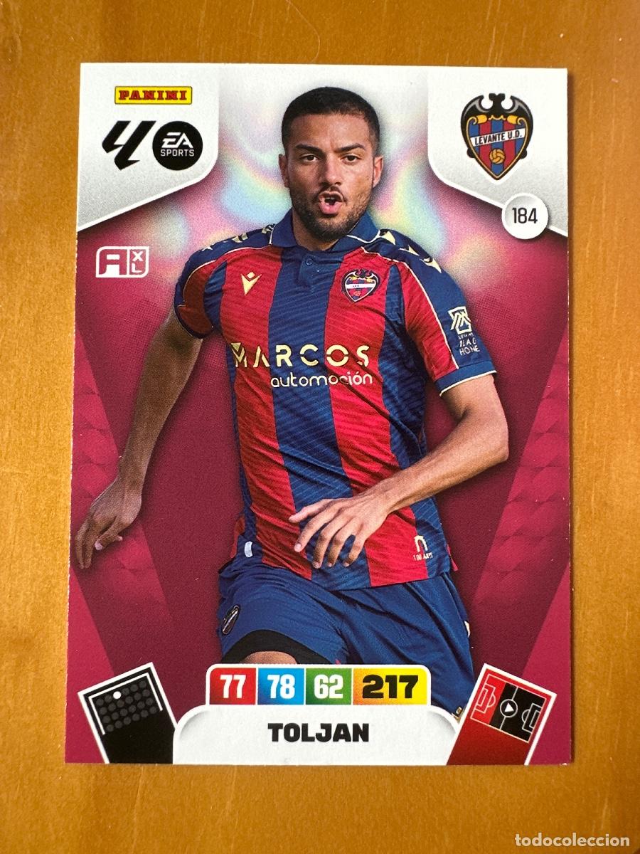 Cromos de F&uacute;tbol: 184 Sebastian Toljan, Levante UD, Panini Adrenalyn XL La Liga 2025 2026 25 26