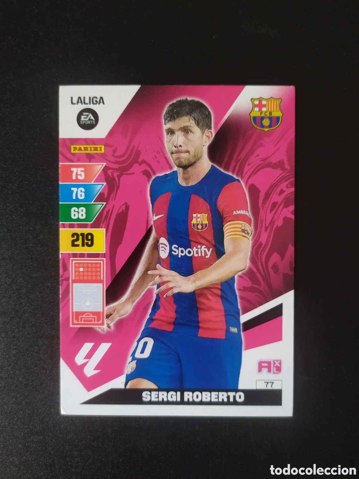 Cromos de F&uacute;tbol: Adrenalyn 2023 2024 23 24 panini Sergi Roberto n&deg; 77 Barcelona