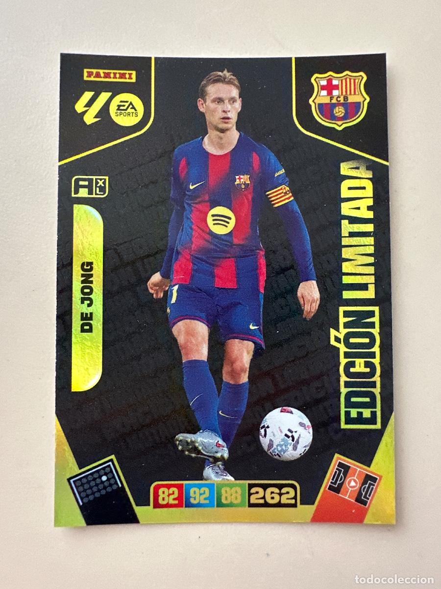 Cromos de F&uacute;tbol: Edici&oacute;n Limitada Frenkie de Jong, FC Barcelona, Panini Adrenalyn XL La Liga 2025 2026 25 26