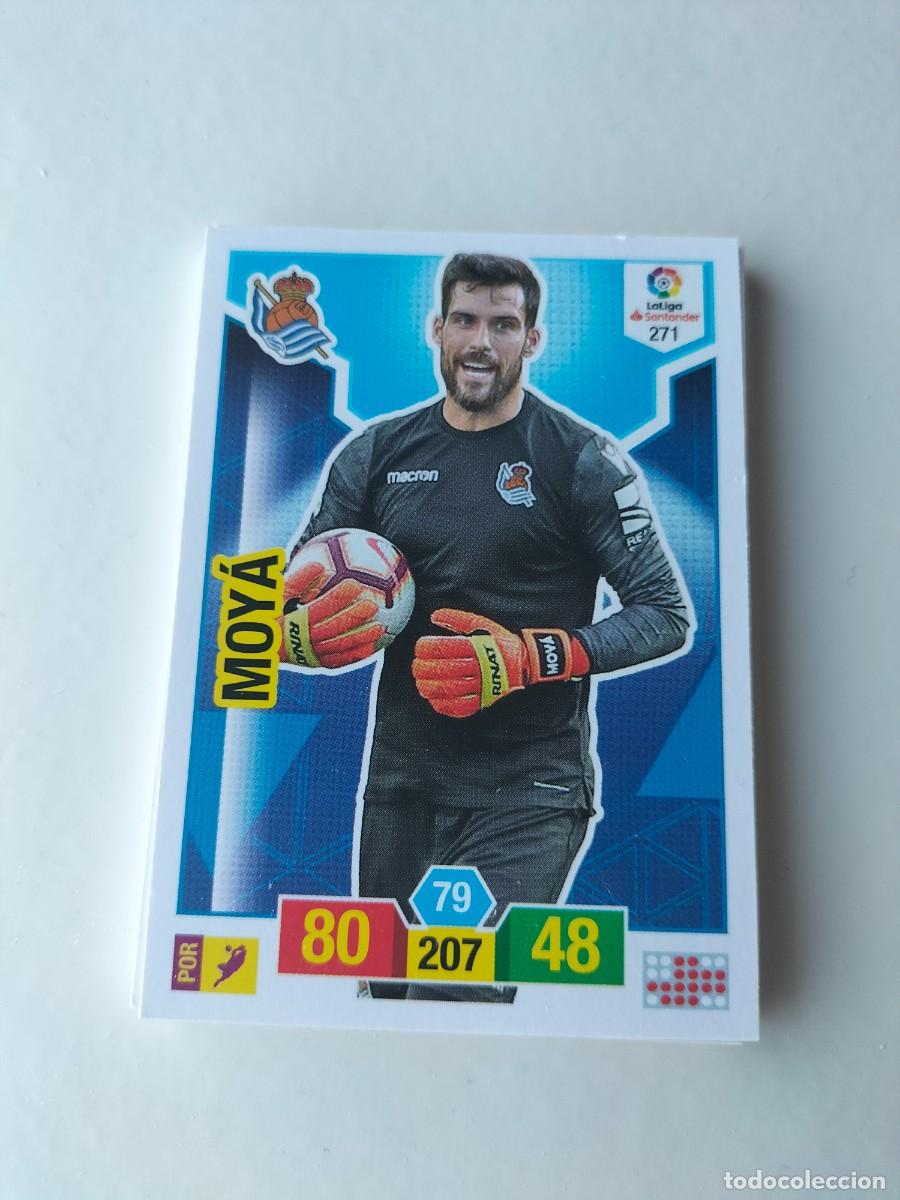 Cromos de Futebol: 1 CROMO FICHA PANINI ADRENALYN TEMPORADA 18-19 2018-2019 REAL SOCIEDAD - MOYA 271