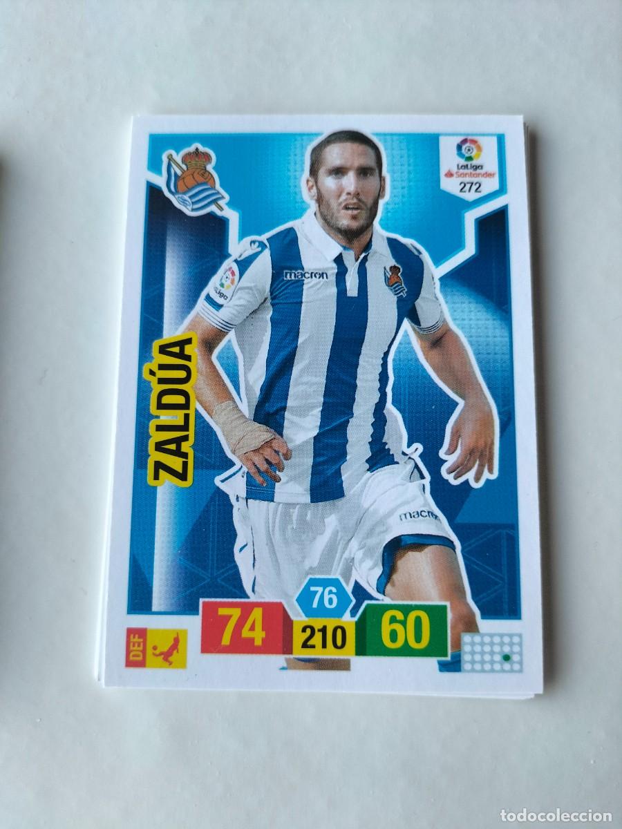 Cromos de F&uacute;tbol: 1 CROMO FICHA PANINI ADRENALYN TEMPORADA 18-19 2018-2019 REAL SOCIEDAD - 272 ZALDUA