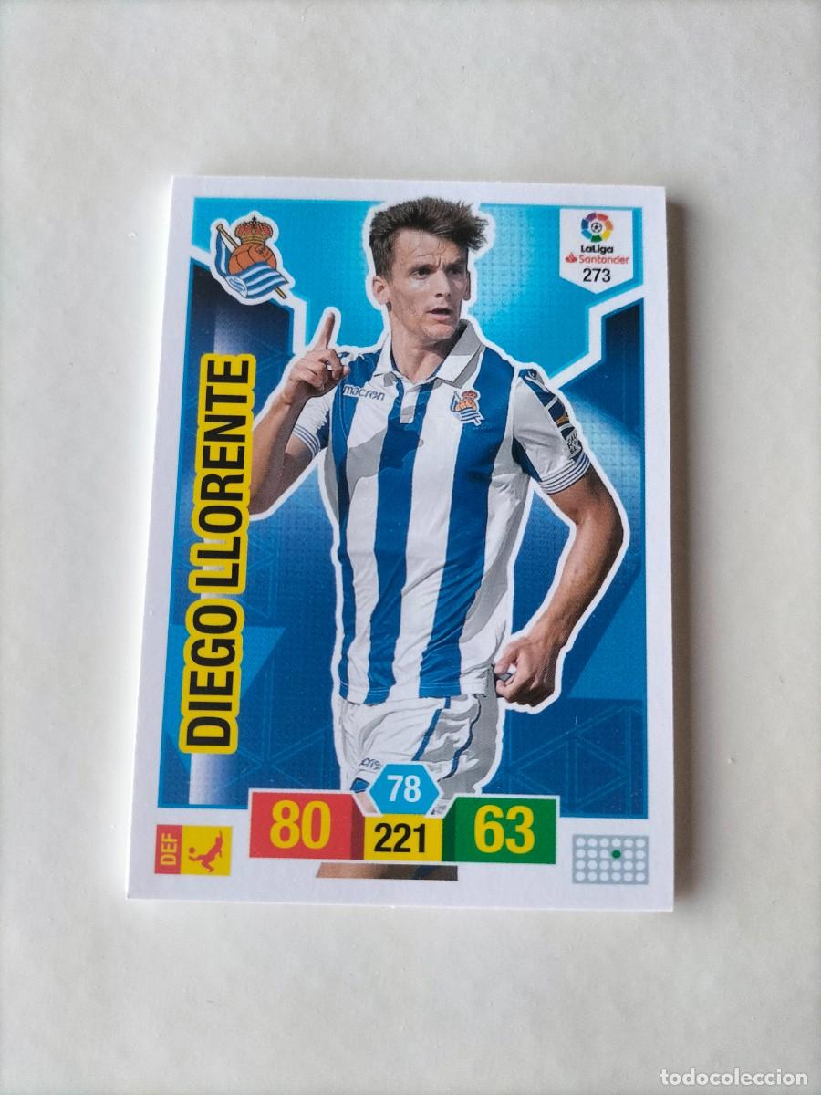 Cromos de F&uacute;tbol: 1 CROMO FICHA PANINI ADRENALYN TEMPORADA 18-19 2018-2019 REAL SOCIEDAD - 273 DIEGO LLORENTE
