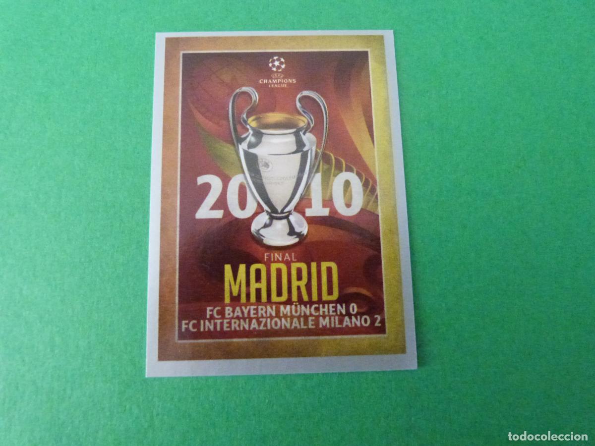 Cromos de F&uacute;tbol: CROMO FUTBOL COPA 2010 FINAL MADRID SIN PEGAR N&ordm; 602 CHAMPIONS LEAGUE 2015-2016/15-16 TOPPS