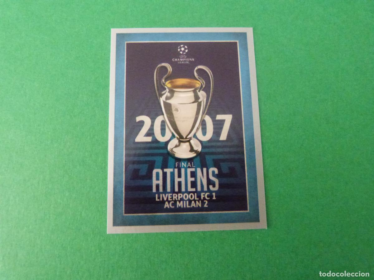 Cromos de F&uacute;tbol: CROMO FUTBOL COPA 2007 FINAL ATENAS SIN PEGAR N&ordm; 599 CHAMPIONS LEAGUE 2015-2016/15-16 TOPPS