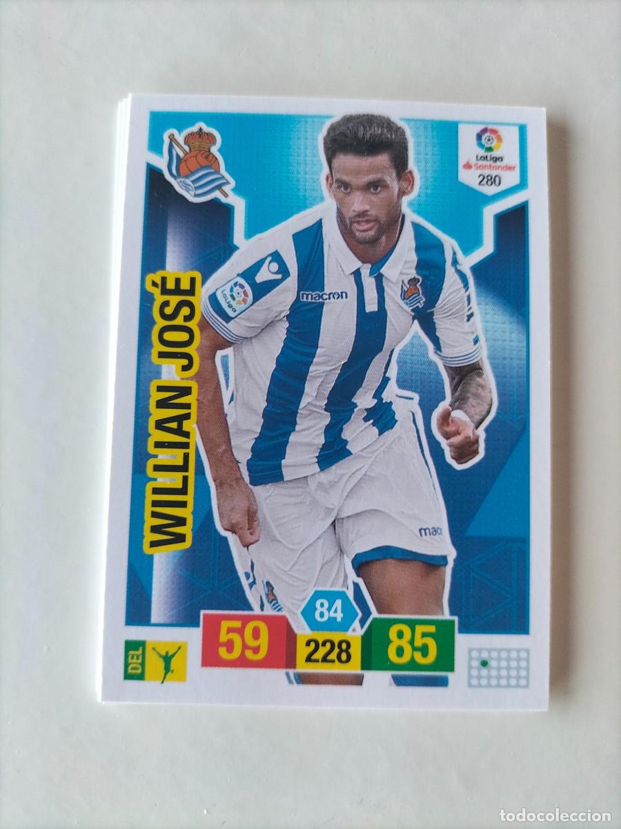 Figurine di Calcio: 1 CROMO FICHA PANINI ADRENALYN TEMPORADA 18-19 2018-2019 REAL SOCIEDAD - 280 WILLIAM JOSE