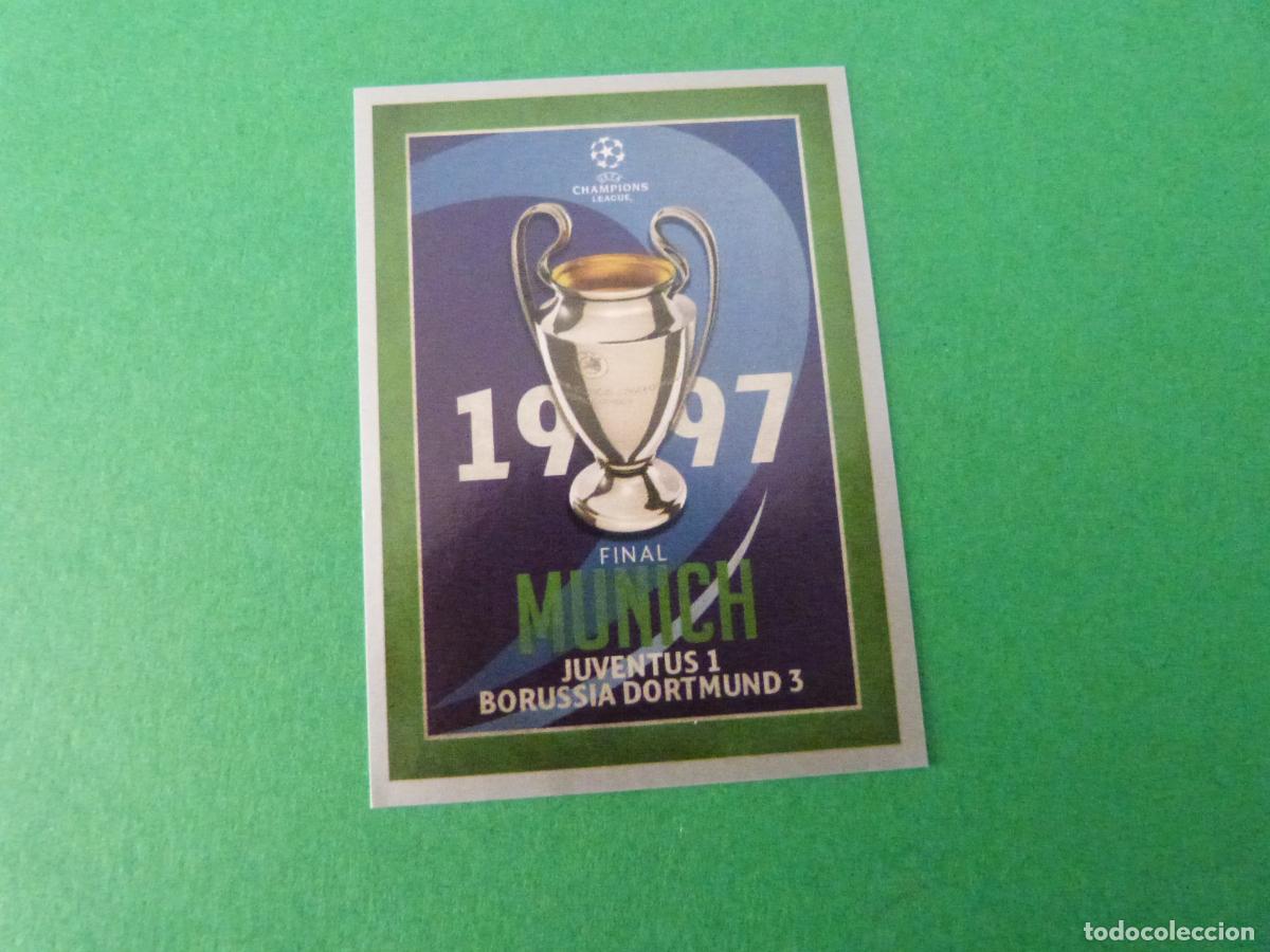 Fu&szlig;ball-Sticker: CROMO FUTBOL COPA 1997 FINAL MUNICH SIN PEGAR N&ordm; 589 CHAMPIONS LEAGUE 2015-2016/15-16 TOPPS