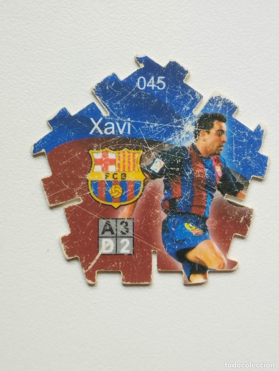 Cromos de F&uacute;tbol: GREFUSA TAZO TRICKS TRIKS LIGA 2004 2005 04 05 XAVI 45 BARCELONA
