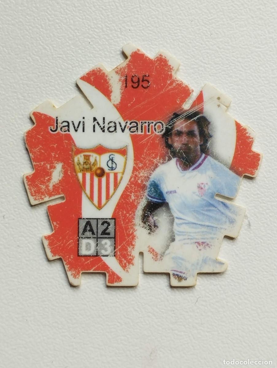Cromos de F&uacute;tbol: GREFUSA TAZO TRICKS TRIKS LIGA 2004 2005 04 05 JAVI NAVARRO 195 SEVILLA