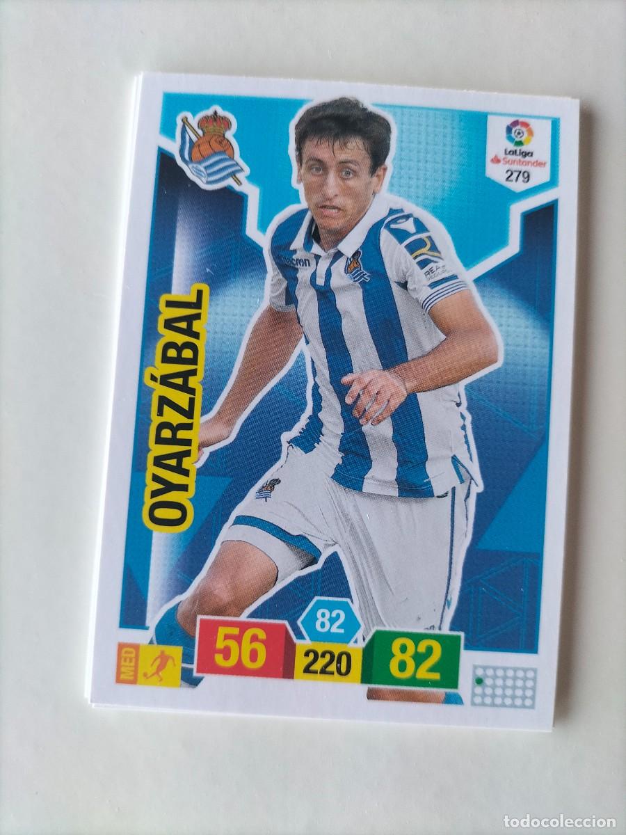 Cromos de F&uacute;tbol: 1 CROMO FICHA PANINI ADRENALYN TEMPORADA 18-19 2018-2019 REAL SOCIEDAD - 279 OYARZABAL