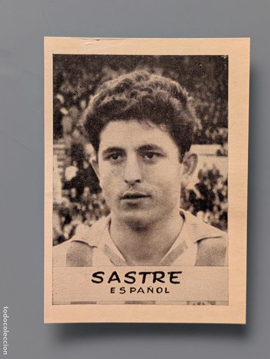 Cromos de F&uacute;tbol: CROMO NUEVO ORIGINAL MINT RARE CARD SASTRE ESPA&Ntilde;OL 1960 JORNADA DEPORTIVA FOOTBALL FUTBOL BARCELONA