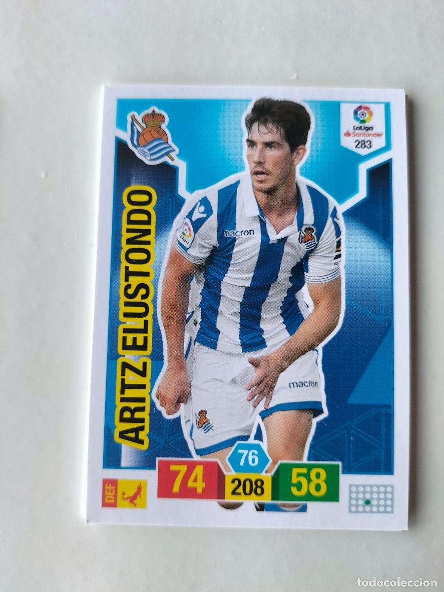 Cromos de F&uacute;tbol: 1 CROMO FICHA PANINI ADRENALYN TEMPORADA 18-19 2018-2019 REAL SOCIEDAD - 283 ARITZ ELUSTONDO