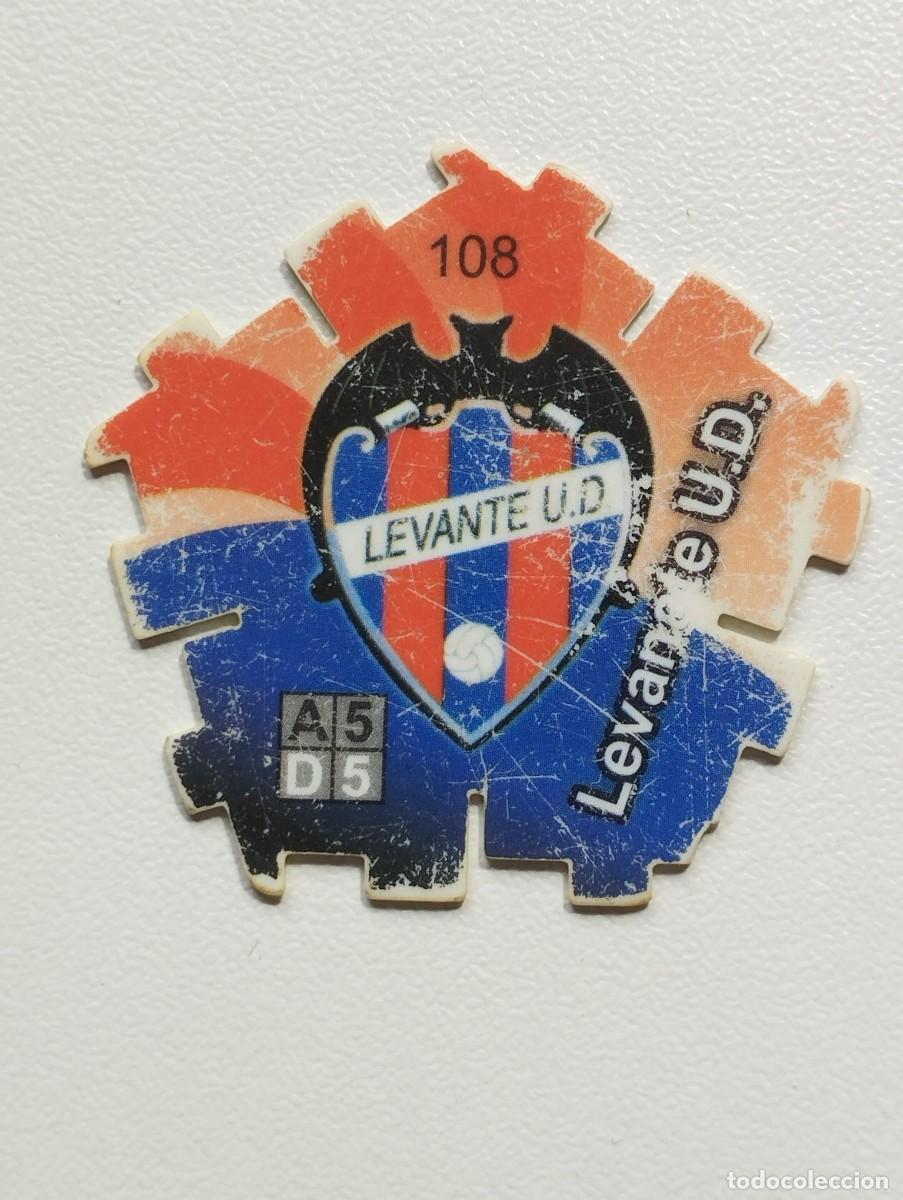 Cromos de F&uacute;tbol: GREFUSA TAZO TRICKS TRIKS LIGA 2004 2005 04 05 ESCUDO 108 LEVANTE