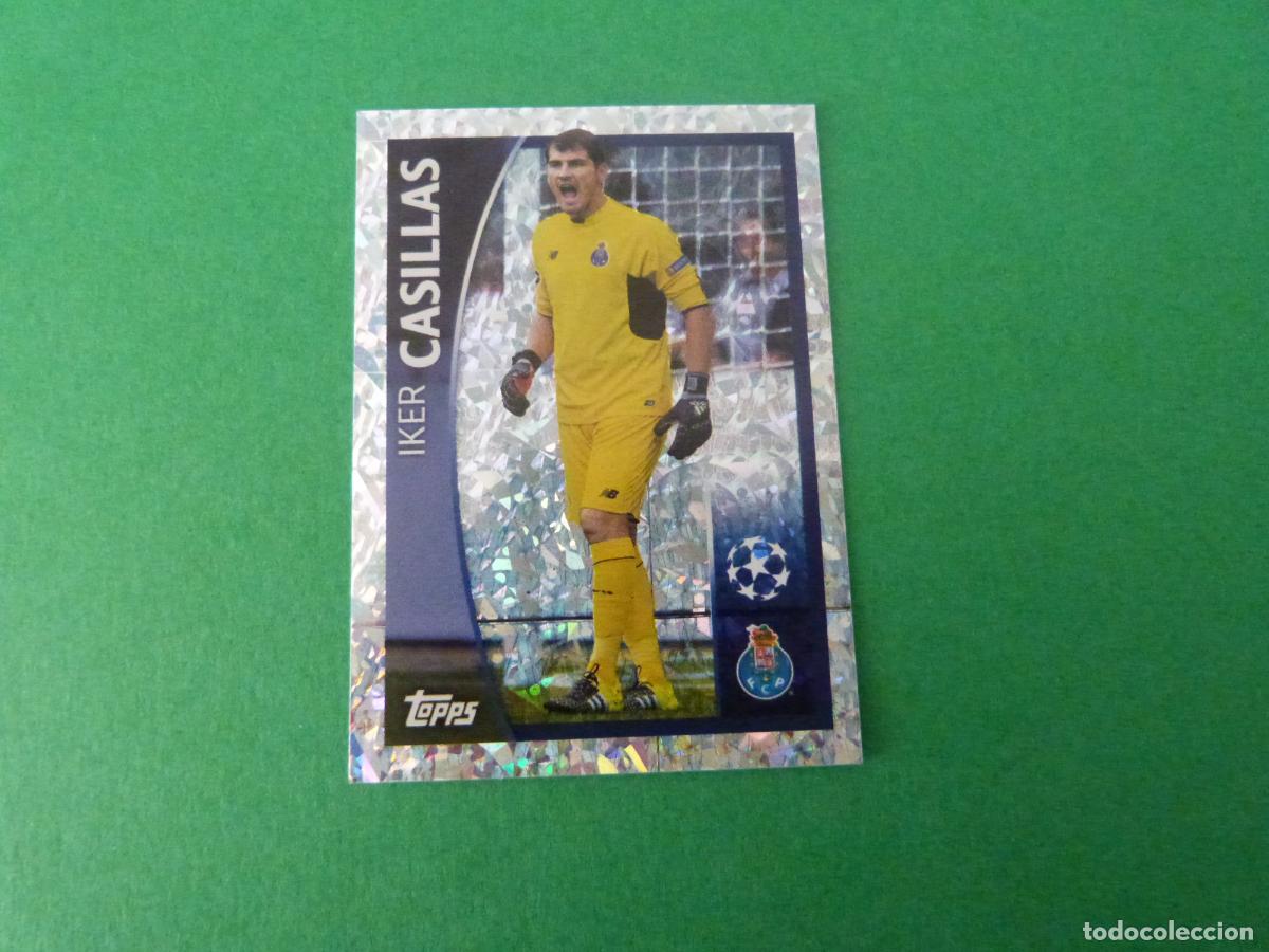 Cromos de F&uacute;tbol: CROMO FUTBOL IKER CASILLAS FC OPORTO SIN PEGAR N&ordm; 570 CHAMPIONS LEAGUE 2015-2016/15-16 TOPPS