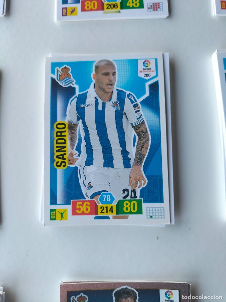 Cromos de F&uacute;tbol: 1 CROMO FICHA PANINI ADRENALYN TEMPORADA 18-19 2018-2019 REAL SOCIEDAD - 286 SANDRO