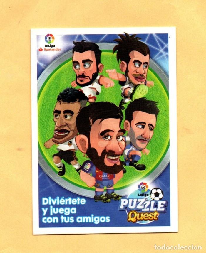 Football Stickers: CROMO CARTA 2016-2017 PANINI PUZZLE QUEST LIGA 16/17
